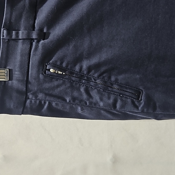 Level 99 Navy Blue Business Casual Pants, Straight Leg, Stretch, Sz 29 - Picture 3 of 13